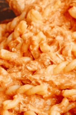 Crockpot Italian Chicken Pasta Recipe. Photo credit Lauren's Latest.