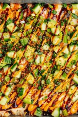 Sushi Bake Recipe. Photo credit Lauren's Latest.