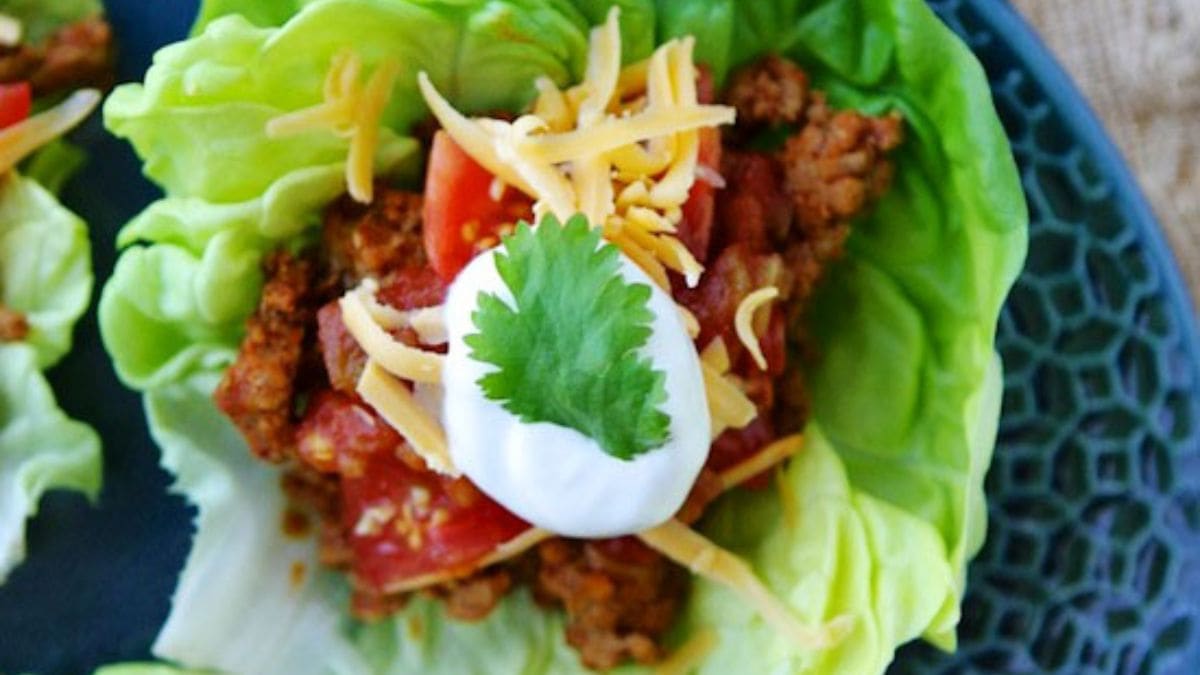 Taco Lettuce Wraps. Photo credit Lauren's Latest.