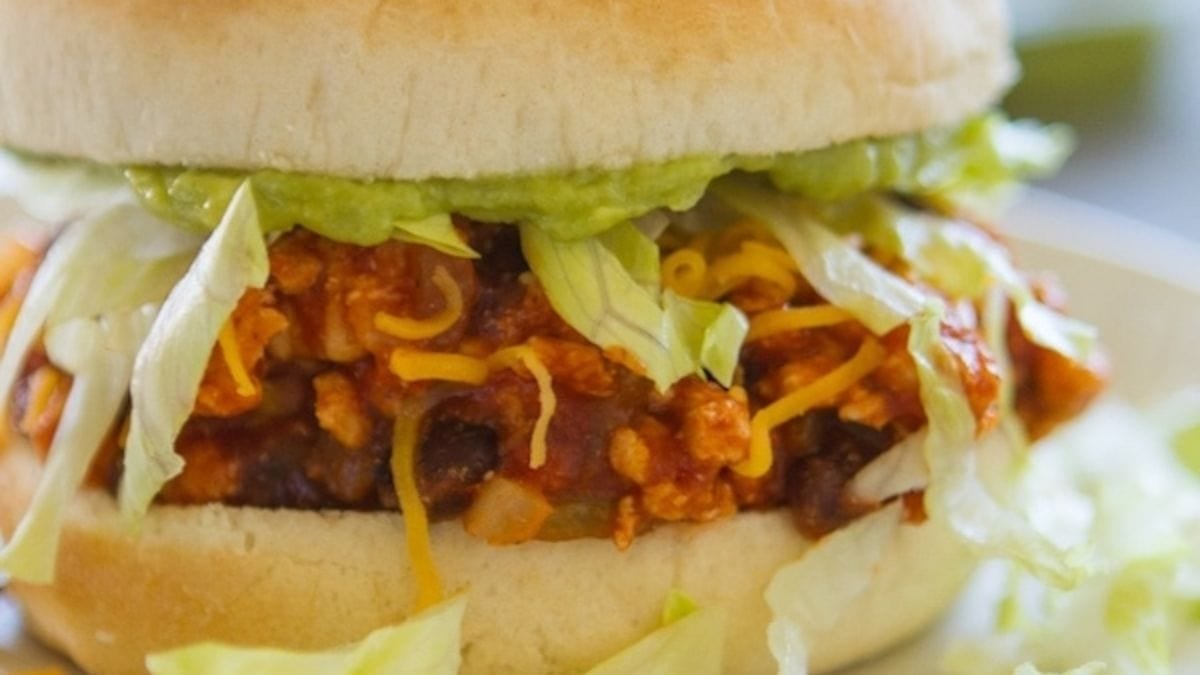 Taco Sloppy Joes Recipe. Photo credit Lauren's Latest.