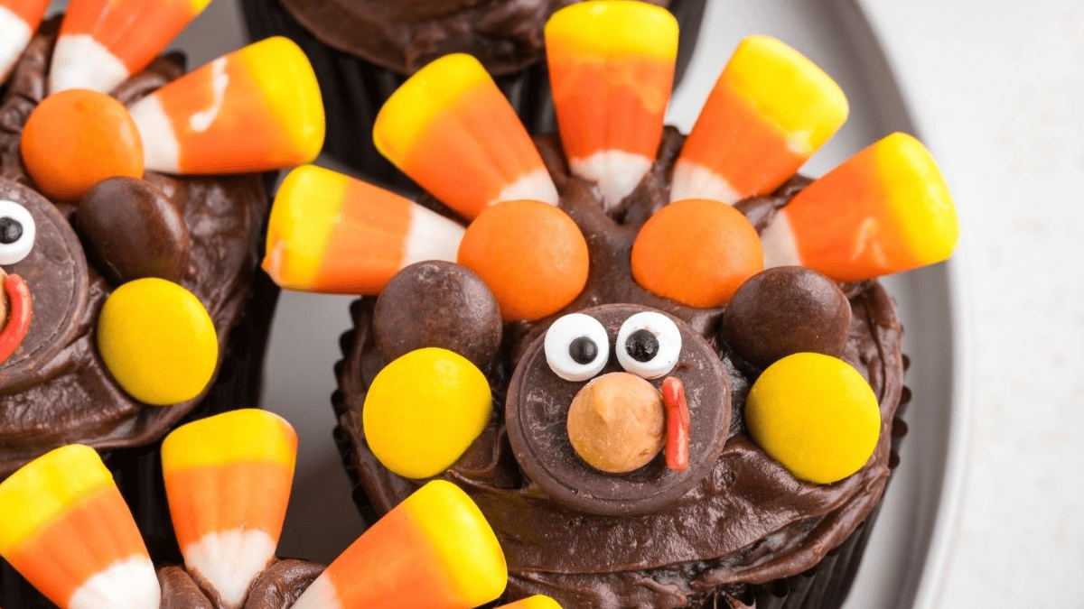 Turkey Cupcakes. Photo credit Barley & Sage