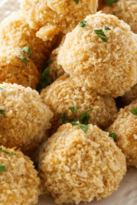 Baked Mac And Cheese Bites. Photo credit Savor the Best.