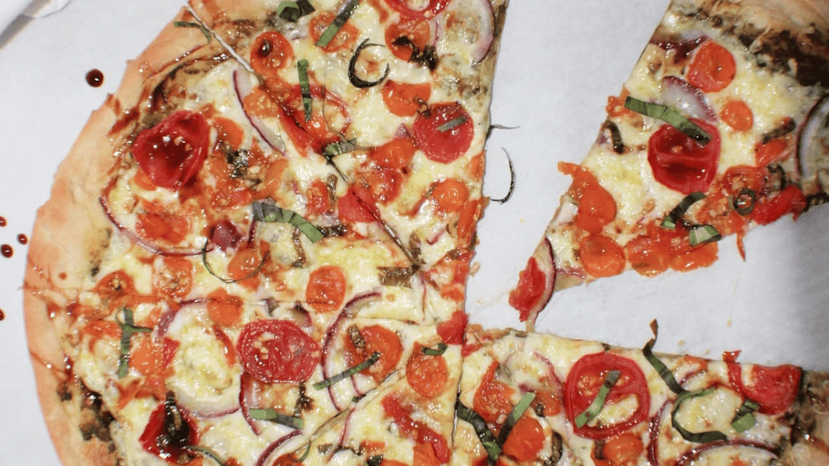 Bruschetta Pizza. Photo credit Lauren's Latest.