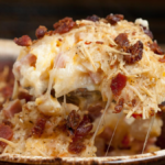 Cheesy Ham and Potato Casserole. Photo credit Chew Out Loud.