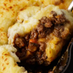 Classic Shepherd’s Pie Recipe with Ground Beef. Photo Credit Butter and Baggage.