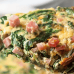 Crustless Quiche. Photo credit Chew Out Loud.