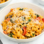 Easy Sweet Potato Pasta With Creamy Sauce. Photo Credit Intentional Hospitality.