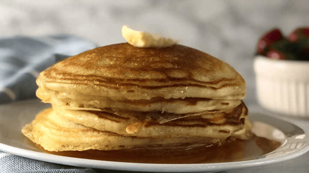 Homemade Buttermilk Pancakes. Photo credit Southern Food and Fun.