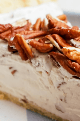 Pecan Cream Pie Recipe. Photo credit Lauren's Latest.