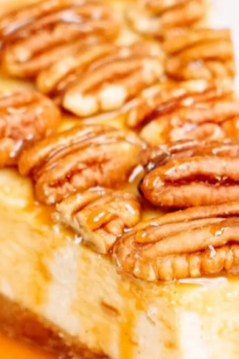 Pecan Pie Cheesecake. Photo credit Lauren's Latest.