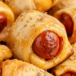Pizza Pigs in a Blanket. Photo credit Semi Homemade Kitchen.