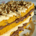 Pumpkin Cake Recipe with Walnuts. Photo credit Lauren's Latest.