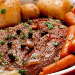 Slow Cooker Corned Beef And Cabbage. Photo Credit Chew Out Loud.