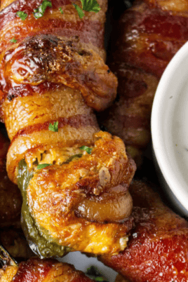 Smoked Traeger Jalapeno Poppers. Photo credit Savor the Best.