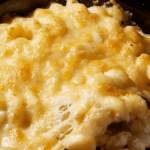Southern Old Fashioned Macaroni and Cheese. Photo credit Butter and Baggage.