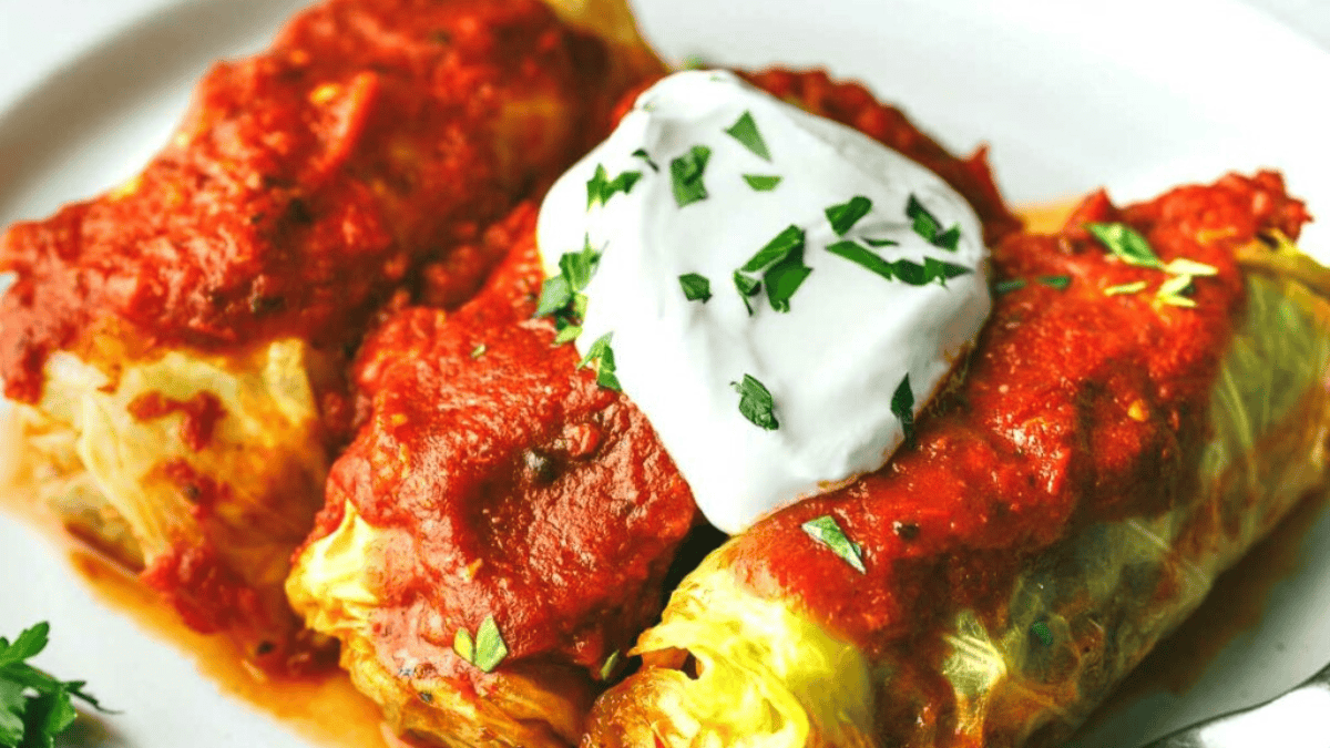 Stuffed Cabbage Rolls. Photo credit Savor the Best.