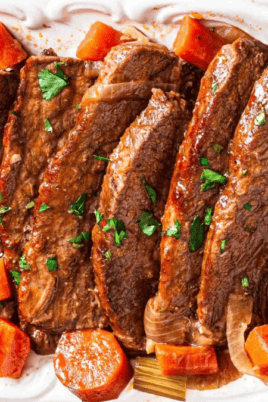 Tender Braised Beef Brisket. Photo Credit Chew Out Loud.