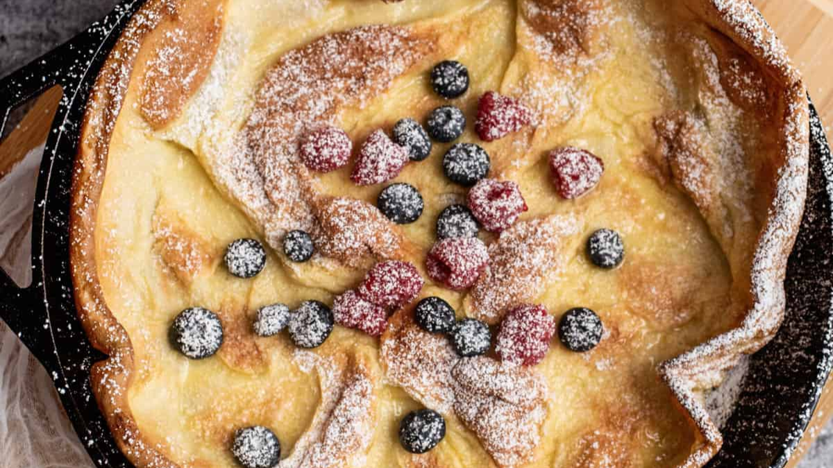 Vanilla Dutch Baby. Photo credit Southern Plate.