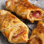 Flaky Ham and Cheese Puff Pastries. Photo Credit Butter and Baggage. (1)