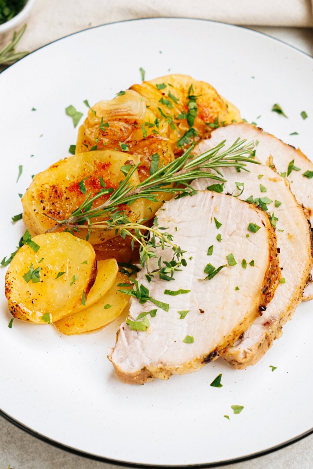 Juicy Pork Loin Roast Recipe with Potatoes - Lauren's Latest