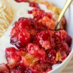 Dump Cake Recipe. Photo credit Butter and Baggage.