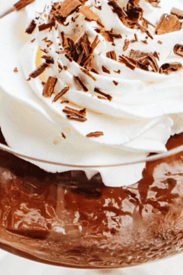 Homemade Dark Chocolate Pudding. Photo credit Lauren's Latest.