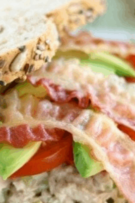 Tuna Club Sandwich. Photo credit Lauren's Latest.