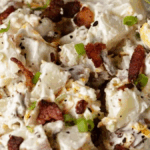 Bacon Ranch Potato Salad. Photo credit Butter and Baggage.