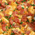 Eggs Benedict Casserole. Photo credit Chew Out Loud.