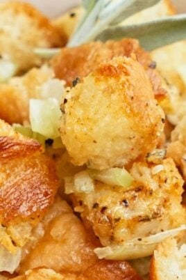 Grandma'S Old Fashioned Stuffing Recipe. Photo credit Lauren's Latest.