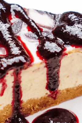 Lemon Blueberry Cheesecake. Photo credit Lauren's Latest.