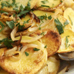 Lyonnaise Potatoes. Photo credit Pinch and Swirl.