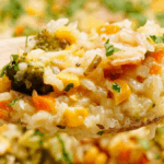 Broccoli, Ham And Cheese Casserole. Photo credit Lauren's Latest.