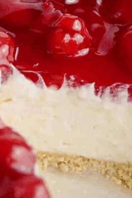 Cherry Cream Cheese Pie. Photo credit Southern Plate.