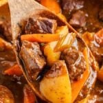 Easy Stovetop Beef Stew. Photo credit A One Pot Wonder.