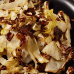 Roasted Cabbage In The Oven With Dried Cherries. Photo credit Butter and Baggage.