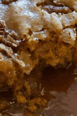 Pumpkin Pecan Cobbler. Photo credit Lauren's Latest.