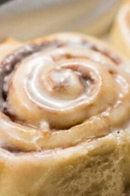 Chewy Soft Cinnamon Rolls. Photo credit Lauren's Latest.