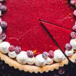 Cranberry Curd Tart. Photo credit Pinch And Swirl.