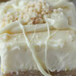 Cranberry White Chocolate Crumb Bars. Photo credit Southern Food and Fun.