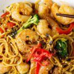 Shrimp Yakisoba. Photo credit Savor the Best.