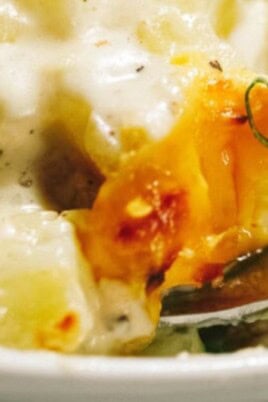 Cheesy Loaded Potato Casserole Recipe With Bacon. Photo credit Lauren's Latest. (1)