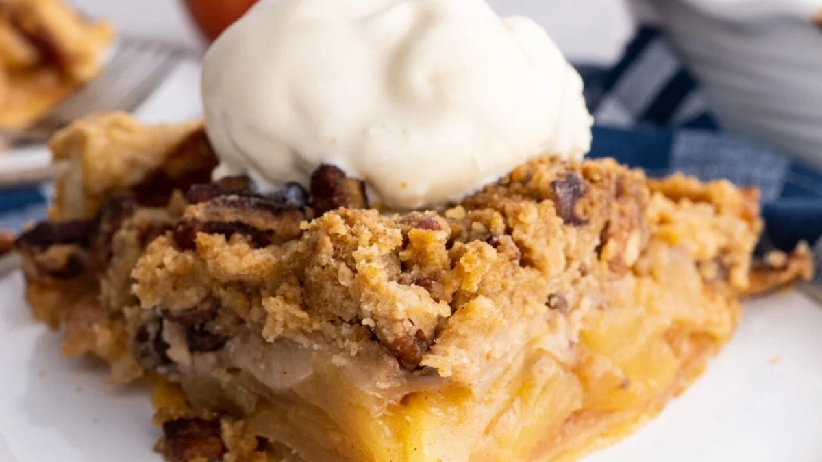 Dutch Apple Pie. Photo credit Chew Out Loud.