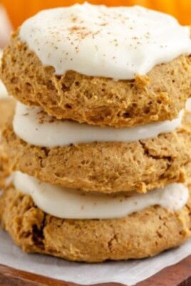 Frosted Pumpkin Cookies