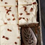 Hummingbird Sheet Cake With Cream Cheese Frosting. Photo credit Easy Southern Desserts.