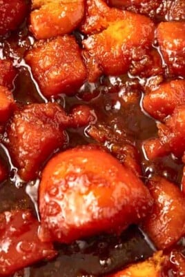 Stovetop Candied Yams With Canned Sweet Potaotes. Photo credit Butter and Baggage.