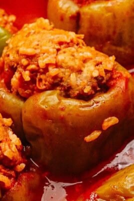 Stuffed Peppers Recipe. Photo credit Lauren's Latest.