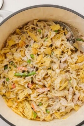 Tuna Noodle Casserole. Photo credit Lauren's Latest.