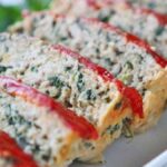 Turkey Meatloaf Florentine. Photo credit Lauren's Latest.