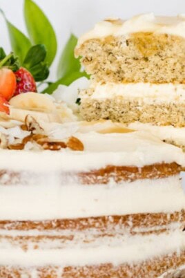 Banana Cake with Cream Cheese Frosting